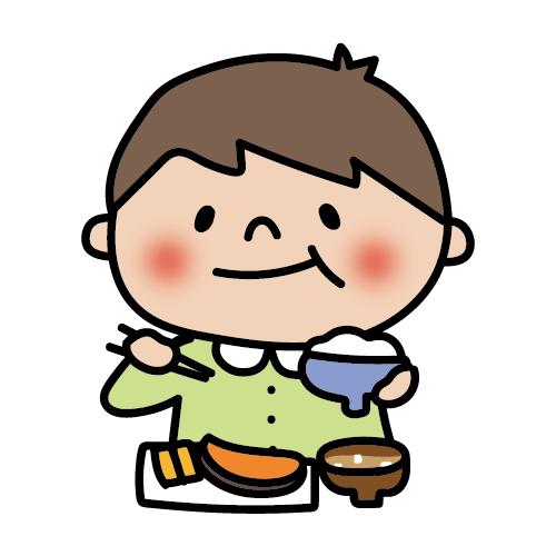 食事をする子ども